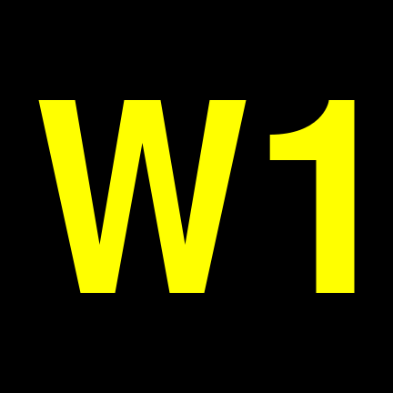 File:W1 black yellow.svg