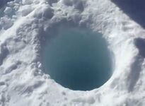 A borehole in Antarctica