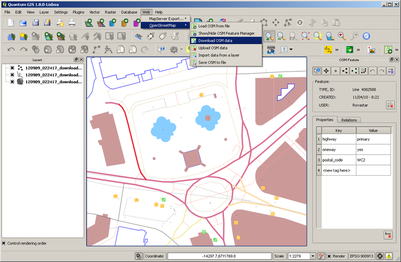 File:QGIS OpenStreetMap plugin screenshot.png