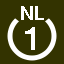 File:White 1 in white circle with NL above.svg