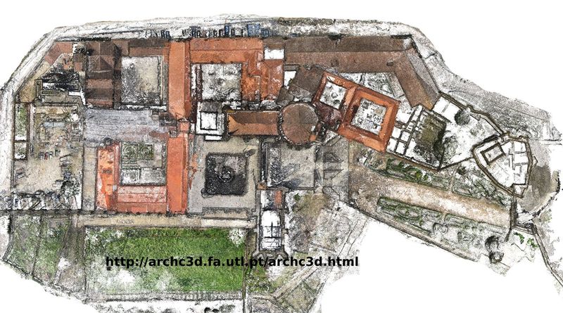 Point Cloud of COnvento de Tomar in Portugal