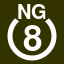 File:White 8 in white circle with NG above.svg