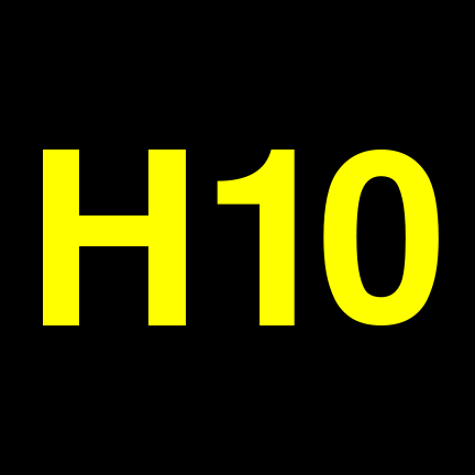 File:H10 black yellow.svg