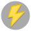 a yellow flash on a grey background