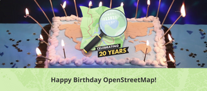 Website "Happy Birthday OpenStreetMap!"