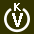 White V in white circle with K above.svg