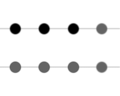 Line arrangement horizontal.png Item:Q22440