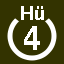 File:White 4 in white circle with Huuml above.svg