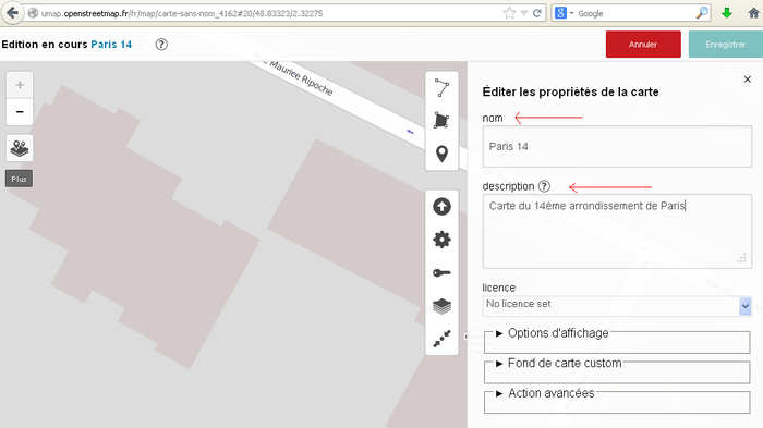 Editer les propriétés dune carte sur uMap - Etape1.PNG