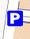 alt aktuelle Anzeige Parkplatz für Behinderte in Osmarender
