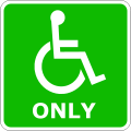 Wheelchair sign only.svg