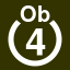 File:White 4 in white circle with Ob above.svg