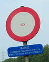Belgian traffic sign