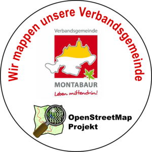 Für die Mapping-Aktion der Verbandsgemeinde Montabaur wurde ein eigenes Logo entworfen.