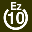 File:White 10 in white circle with Ez above.svg