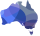Australia outline blue.svg