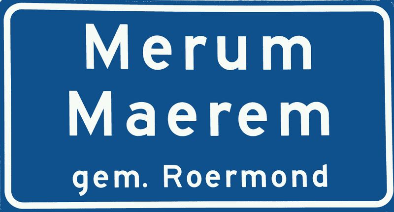 File:Merum (Roermond) tweetalig plaatsnaambord cropped.JPG