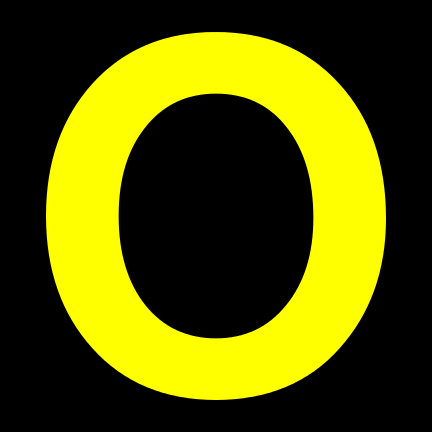 File:O black yellow.svg