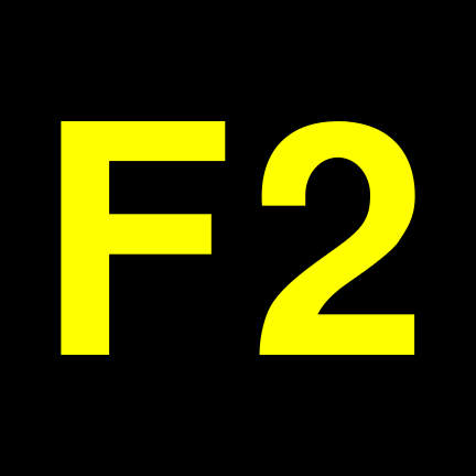 File:F2 black yellow.svg