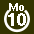 White 10 in white circle with Mo above.svg