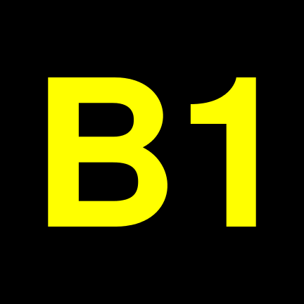 File:B1 black yellow.svg