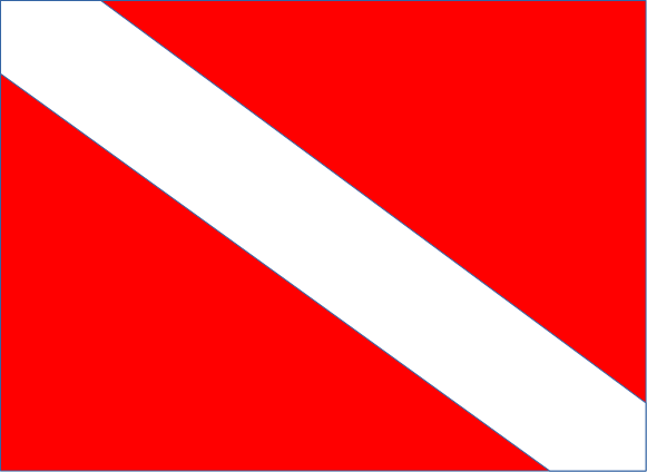 File:Red rectangle w white oblique bar.svg