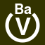File:White V in white circle with Ba above.svg