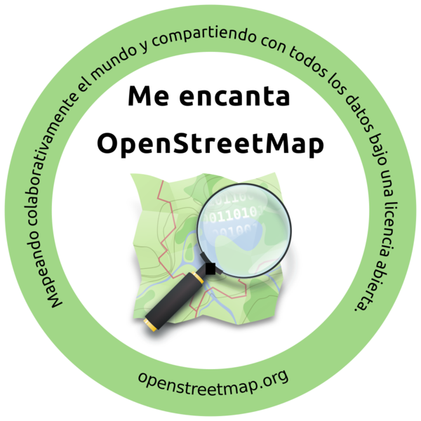 File:Sticker design -ES- Me encanta OpenStreetMap.png
