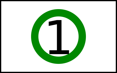 File:White green circle 1 black.svg
