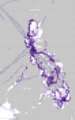 Philippines GPS points hexbin choropleth.png