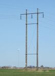 60 kV wooden tower (Denmark)