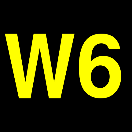 File:W6 black yellow.svg
