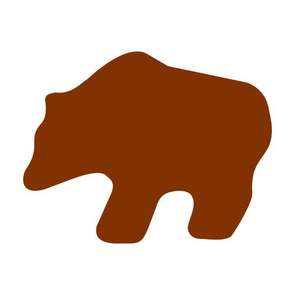File:Brown bear.svg