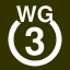 File:White 3 in white circle with WG above.svg
