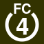 File:White 4 in white circle with FC above.svg