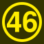 File:Yellow 46 in yellow circle.svg