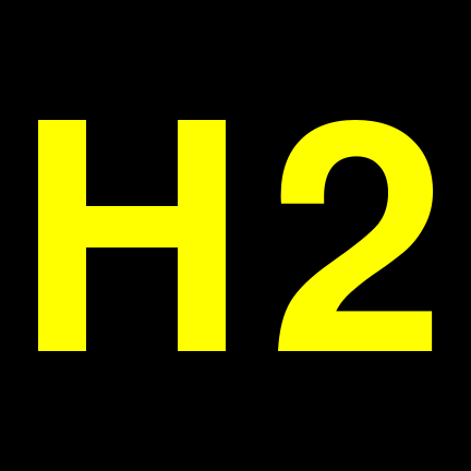 File:H2 black yellow.svg