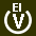 White V in white circle with El above.svg