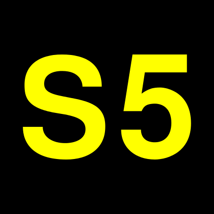File:S5 black yellow.svg