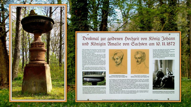 File:2014 Janishausen Denkmal der Hochzeit des sächsischen Königs im Park.jpg