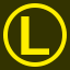 File:Yellow L in yellow circle.svg