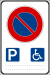 Italian traffic signs - sosta consentita a particolari categorie-invalidi.svg