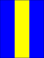 File:Trail-marking-blue.yellow stripe.svg