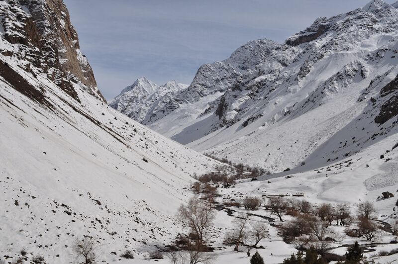File:Winter landscape in Ravmeddara, Tajikistan.jpeg